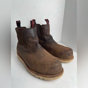 Red Wing Traction Tred Lite Men’s 5-Inch Safety Toe Chelsea Boot Size 11 H #2446